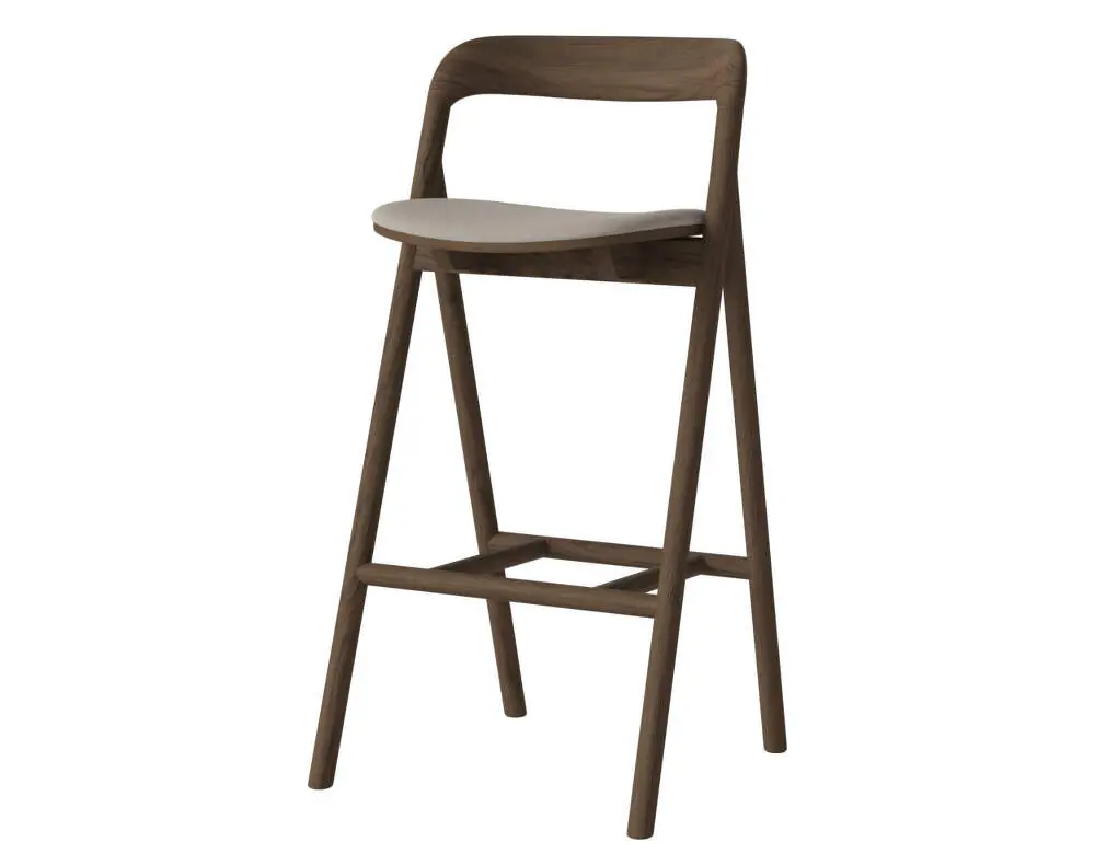 Barová židle Fenri 75 cm Dark Oak, sand Cenová Bomba