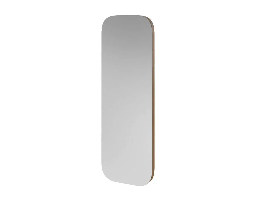 Zrcadlo Vala Rectangular 120x40 cm, lacquered oak Cenově Výhodný
