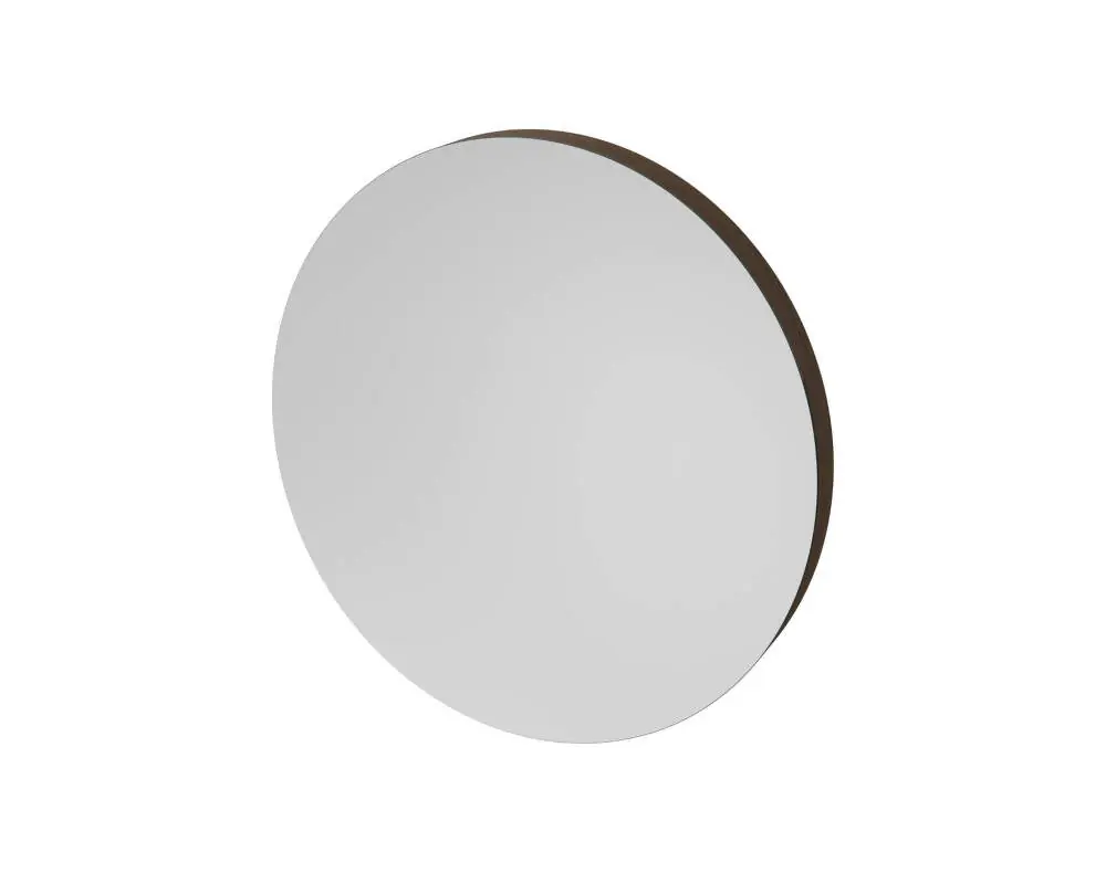 Zrcadlo Vala Round Ø50 cm, dark lacquered oak Vysoce Kvalitní