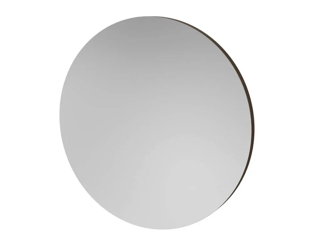 Zrcadlo Vala Round Ø100 cm, dark lacquered oak Přímo Od Výrobce