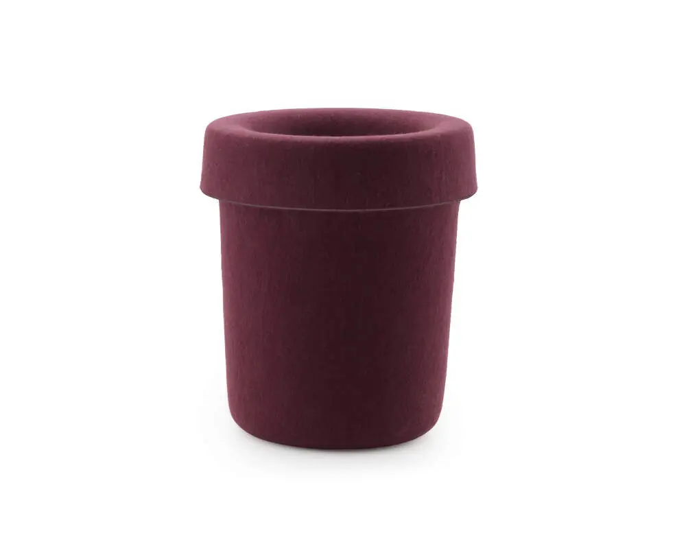 Odpadkový koš Hide, burgundy Ihned K Objednání
