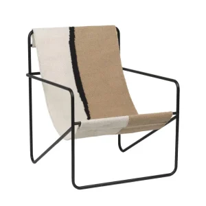 Křeslo Desert Lounge Chair Flat, black / soil Vysoce Kvalitní