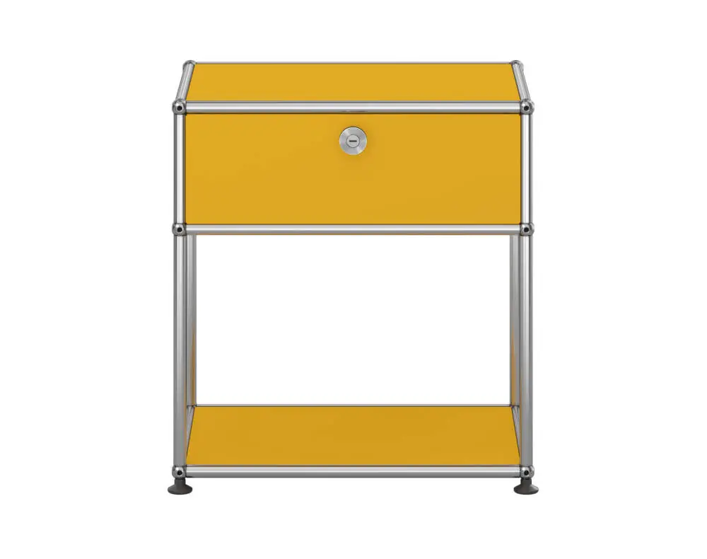 Noční stolek USM Haller M54, golden yellow Cenově Výhodný
