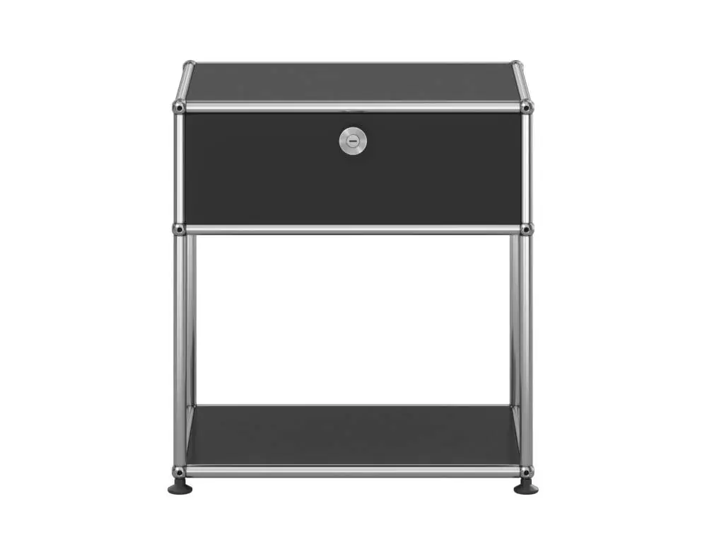 Noční stolek USM Haller M54, graphite black Super Cena