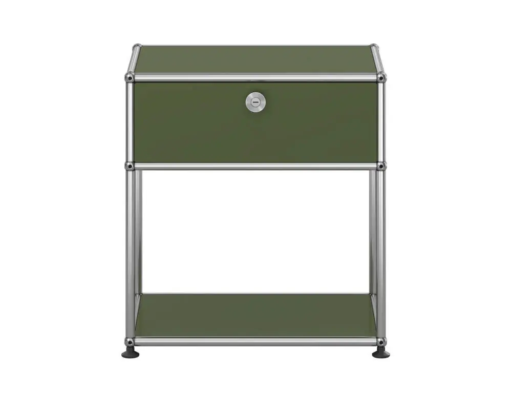 Noční stolek USM Haller M54, olive green Nejlepší Cena