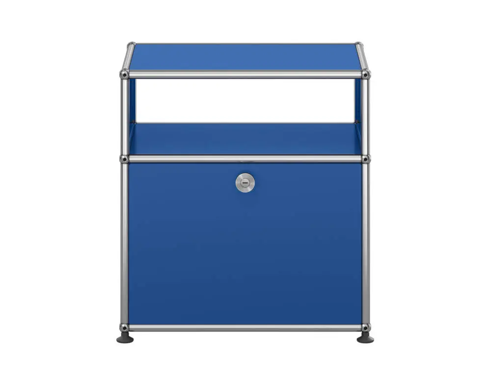 Noční stolek USM Haller M55, gentian blue Víkendová Akce