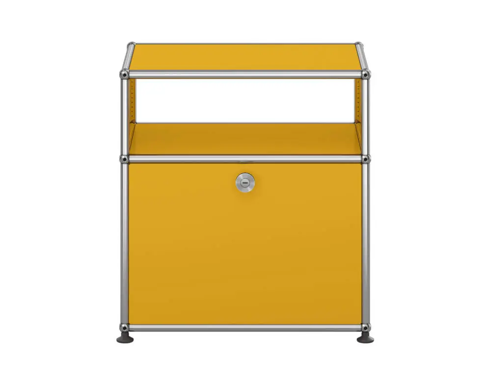 Noční stolek USM Haller M55, golden yellow Sleva