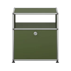 Noční stolek USM Haller M55, olive green Ověřený