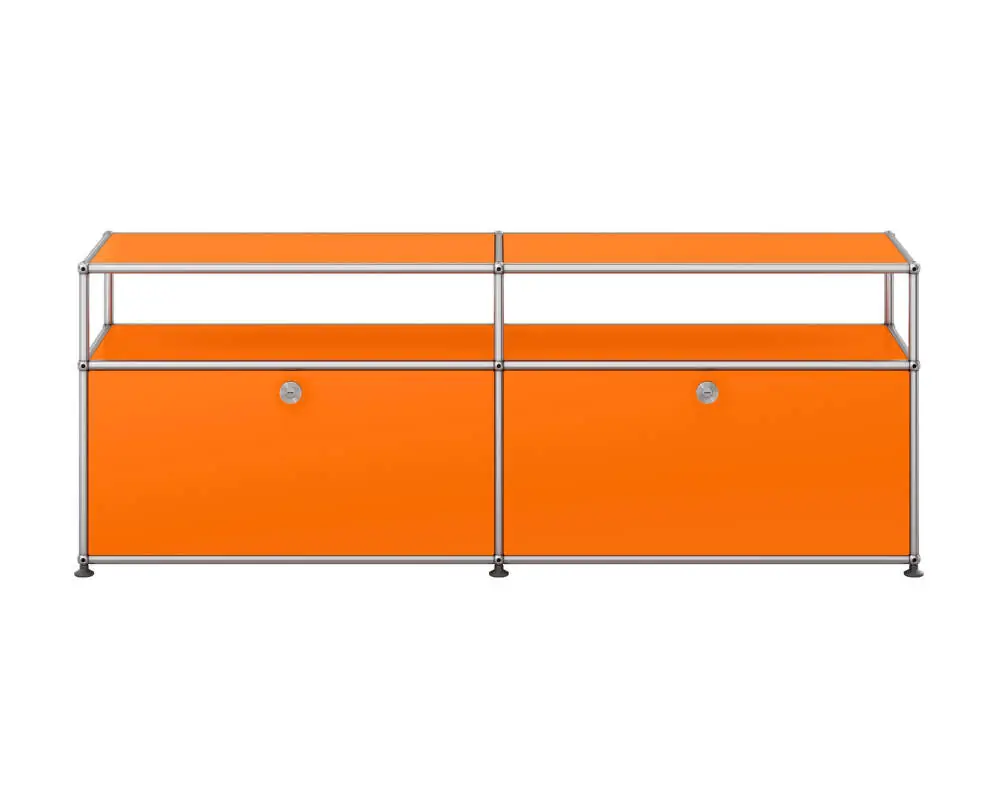 Ověřený Komoda pod TV USM Haller O2, pure orange