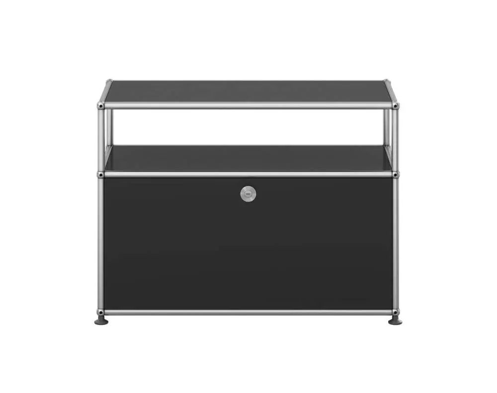 Komoda USM Haller O1, graphite black Sleva