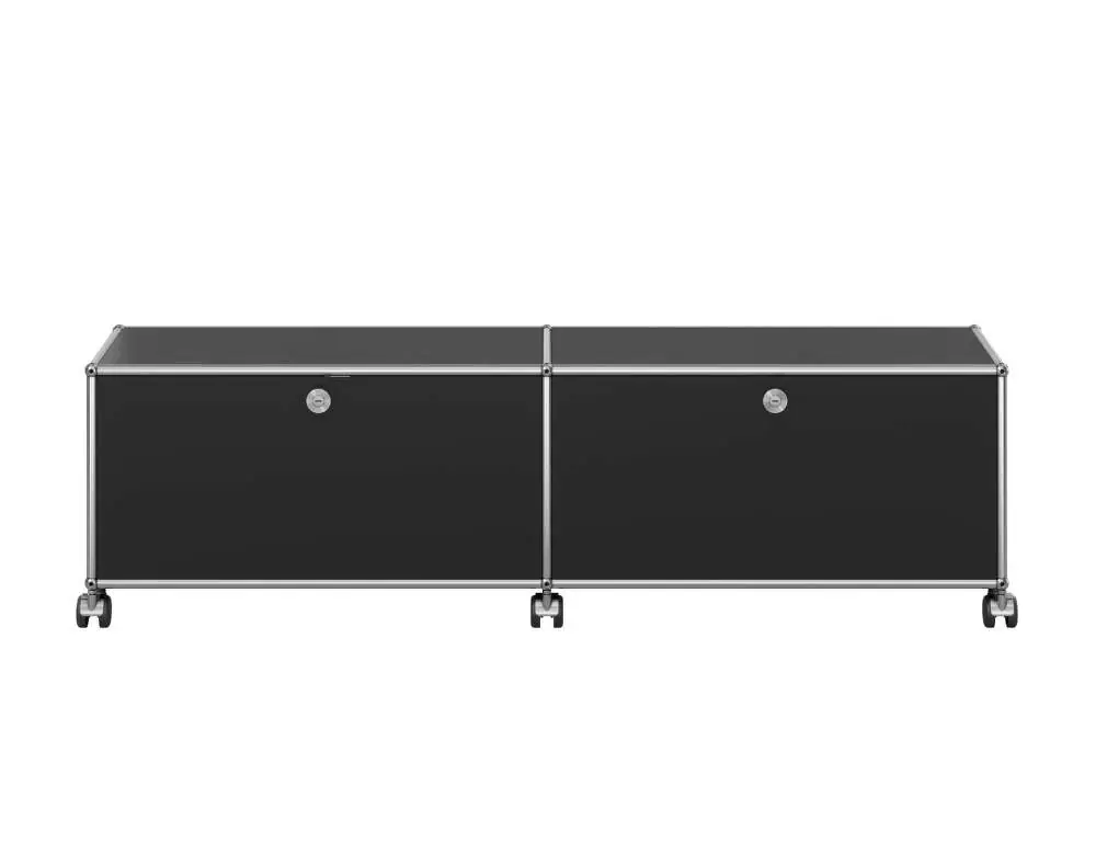 Komoda na kolečkách USM Haller M61, graphite black Poslední Šance
