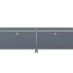 Rychlé Dodání Komoda na kolečkách USM Haller M61, mid-grey