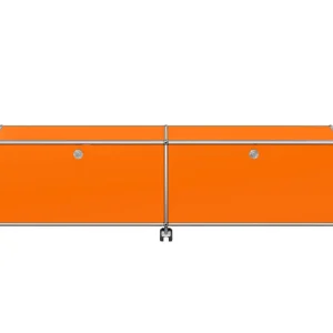 Komoda na kolečkách USM Haller M61, pure orange Super Cena
