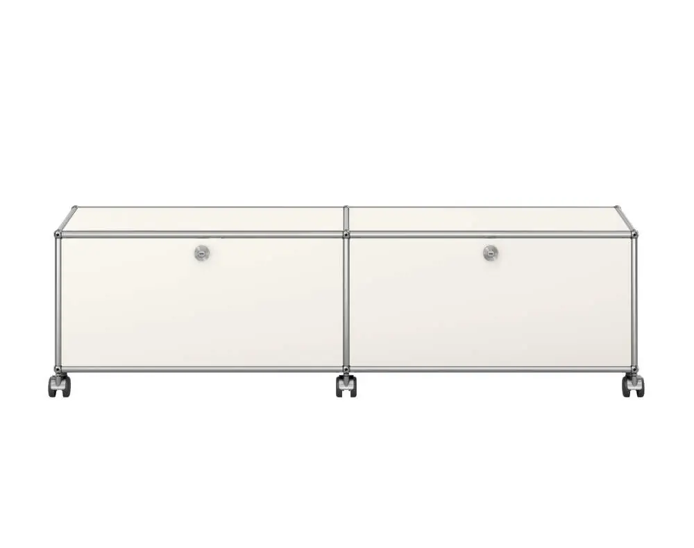 Komoda na kolečkách USM Haller M61, pure white Aktuální