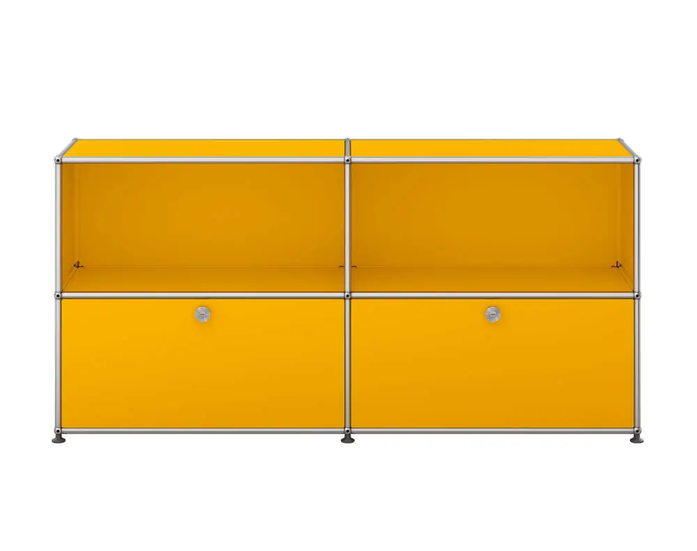 Komoda USM Haller C2, golden yellow Tovární Cena