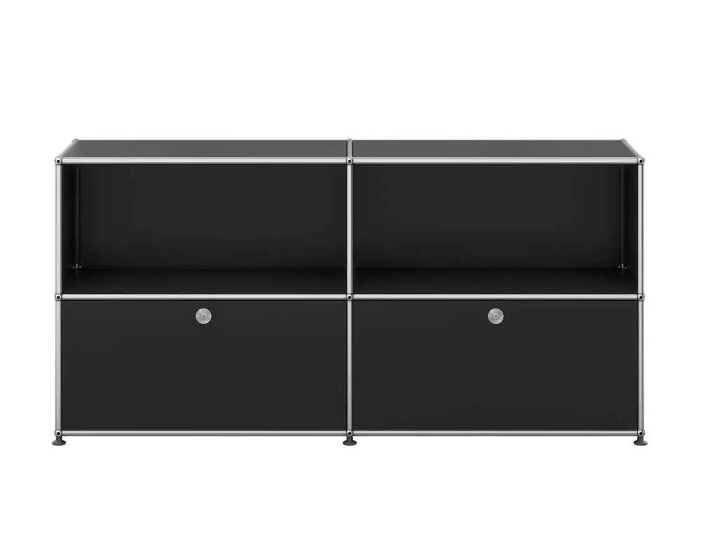 Finální Výprodej Komoda USM Haller C2, graphite black