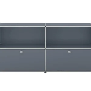 Zlevněný Komoda USM Haller C2, mid-grey