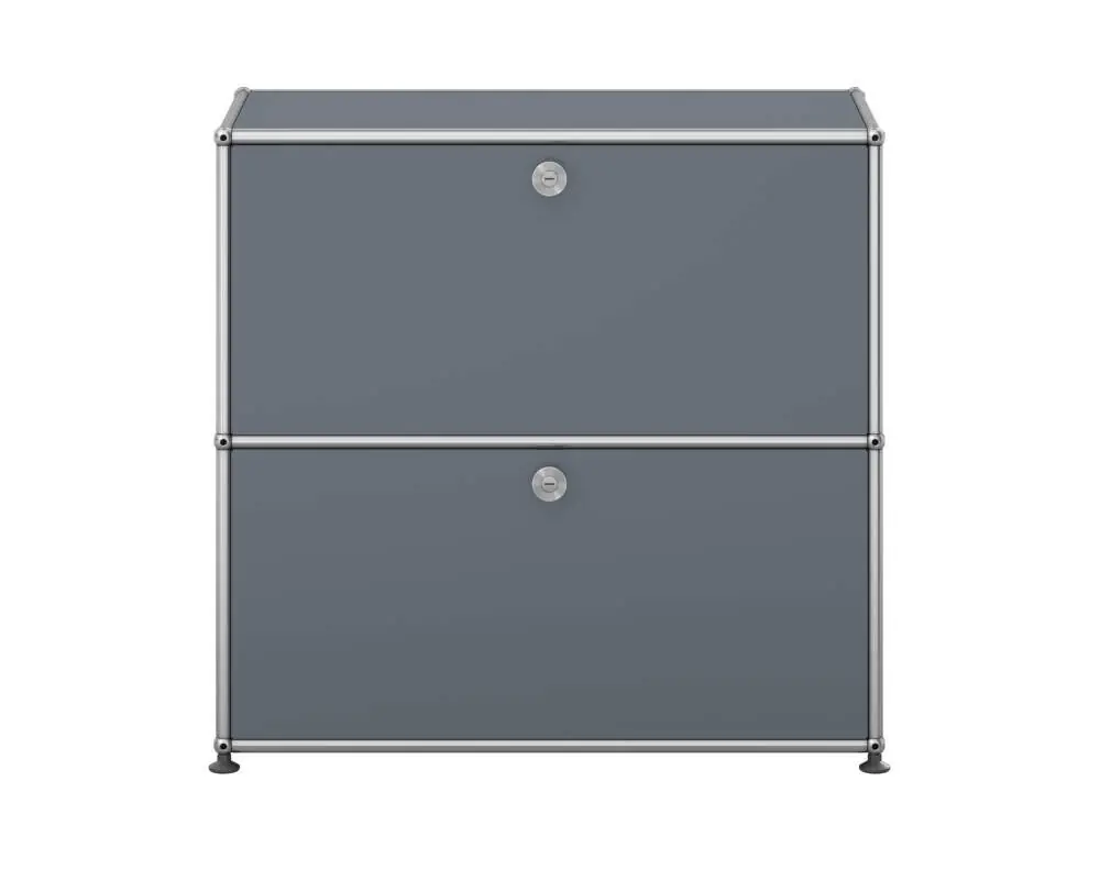 Komoda USM Haller S2, mid-grey Nízká Cena
