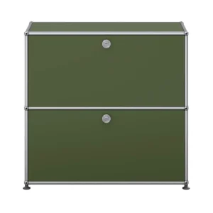 Komoda USM Haller S2, olive green Výprodej
