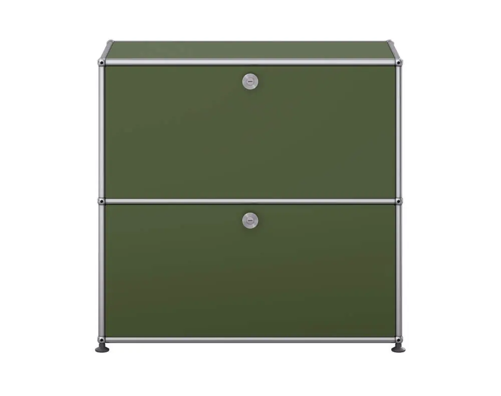 Komoda USM Haller S2, olive green Výprodej
