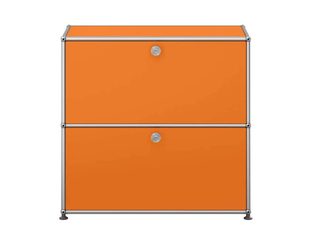 Komoda USM Haller S2, pure orange Nejlepší Cena