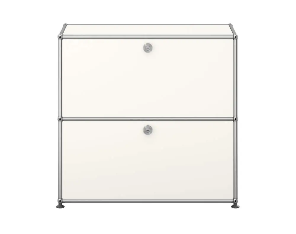 Komoda USM Haller S2, pure white Nízká Cena