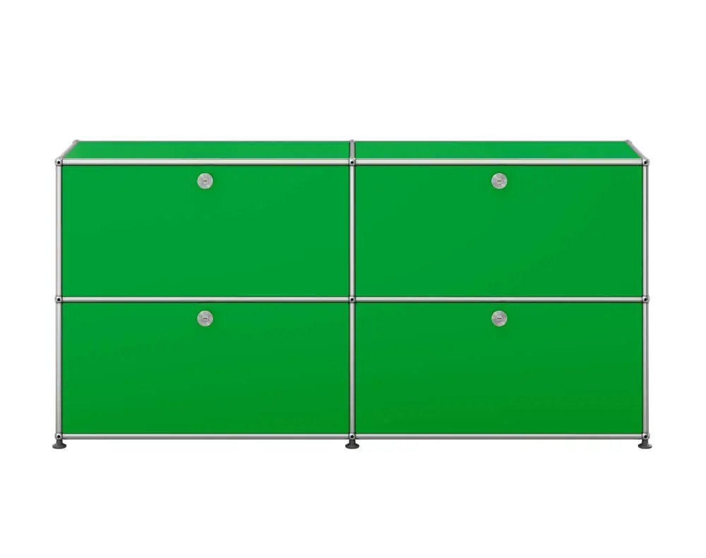 Ověřený Komoda USM Haller E2, green