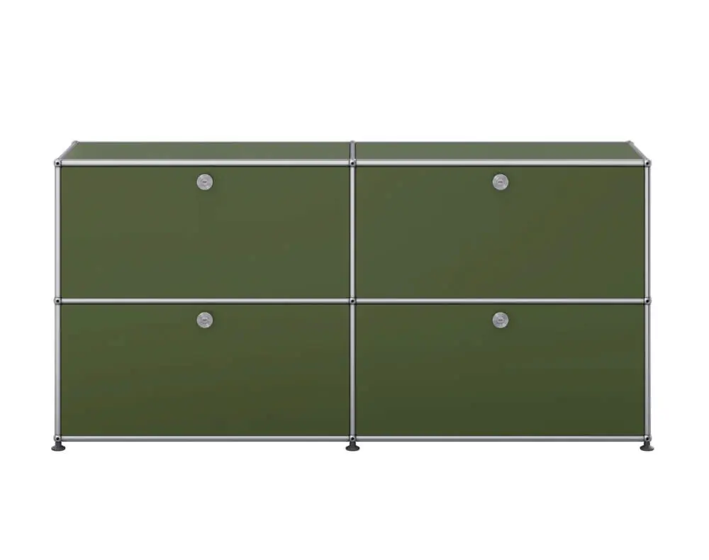 Komoda USM Haller E2, olive green Akce