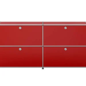 Komoda USM Haller E2, ruby red Top Prodej