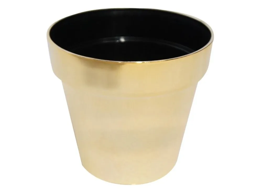 Nízká Cena Květináč CHROME GOLD DGC110G, průměr 110 mm