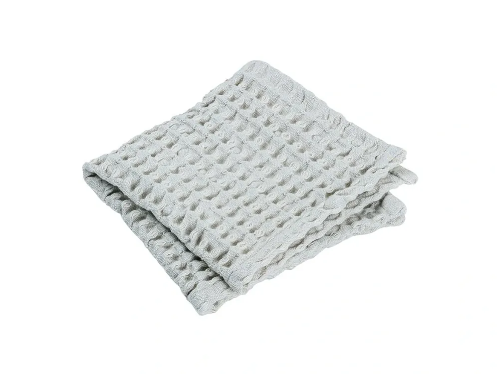 Ručník na ruce s vaflovým vzorem caro světle šedý 30 x 30 cm Výhodná Nabídka
