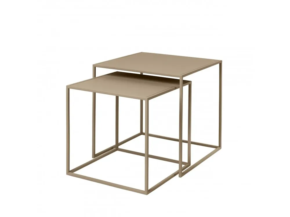 Nová Kolekce Set 2 stolků pískových fera