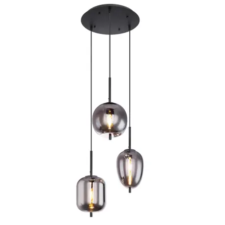 GLOBO BLACKY 15345-3 závěsné svítidlo Výprodej