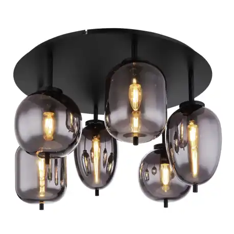GLOBO BLACKY 15345-6D stropní svítidlo Ihned K Objednání