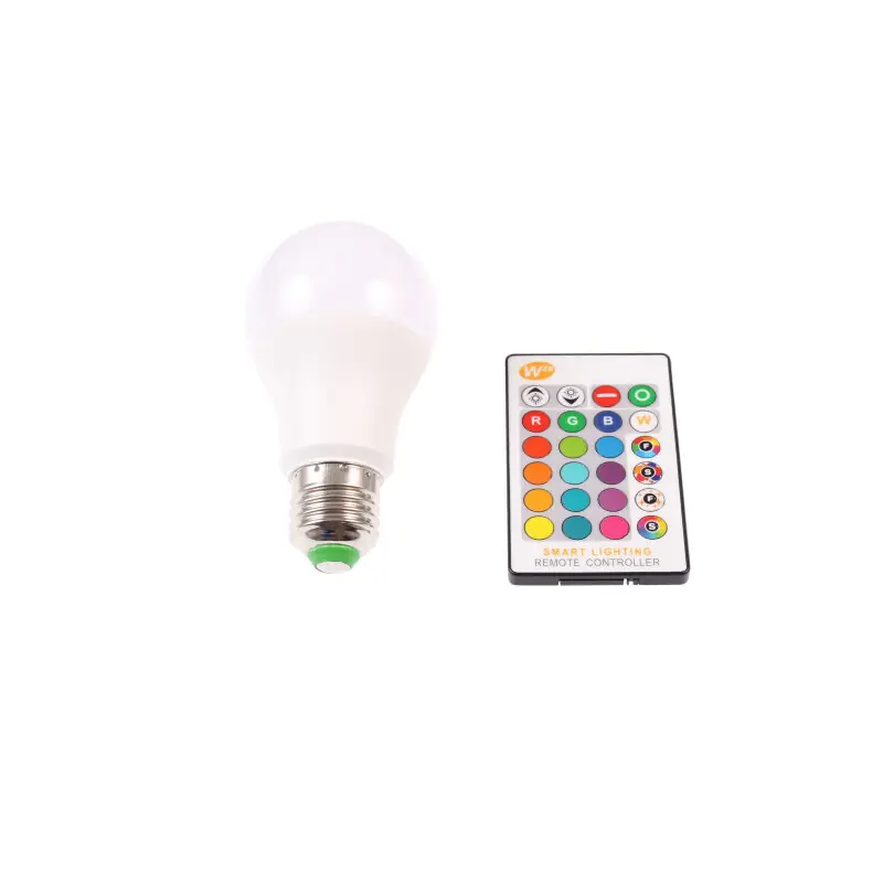LED žárovka RGBW 5W E27 - 360° Výprodej