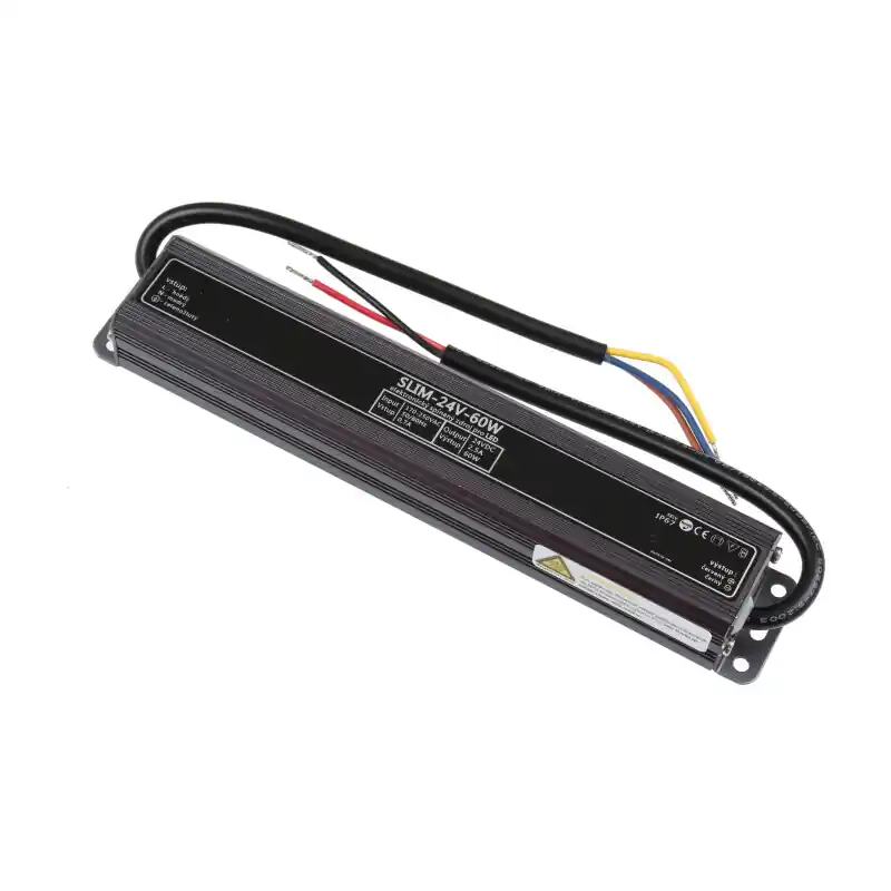 Bezpečná Platba LED zdroj 24V 60W IP67 SLIM-24V-60W