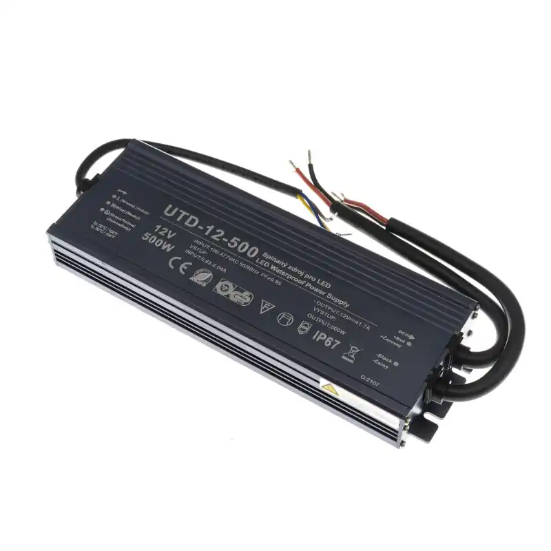 LED zdroj 12V 500W UTD-12-500 Záruka 5 let Ihned K Objednání