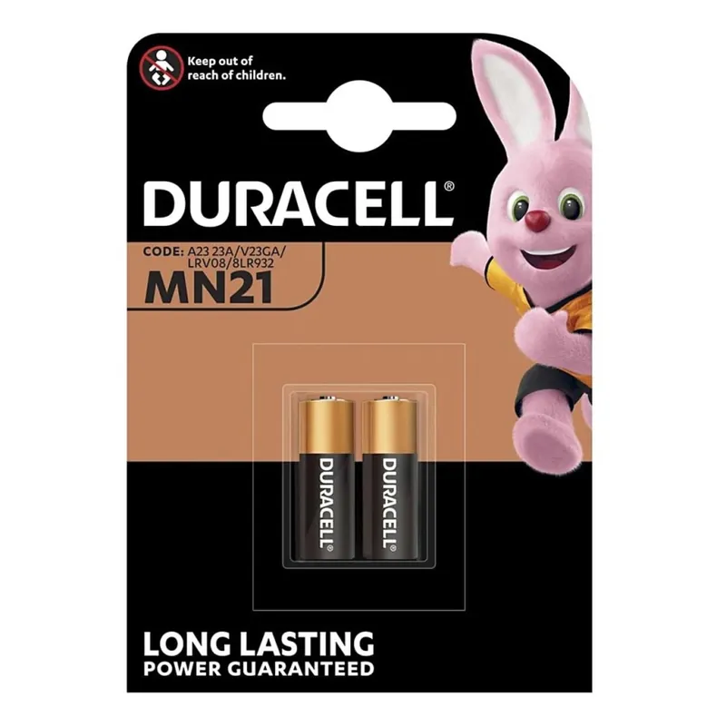 Duracell - 2 ks Alkalická baterie MN21/A23 12V 50 mAh Rychlé Dodání