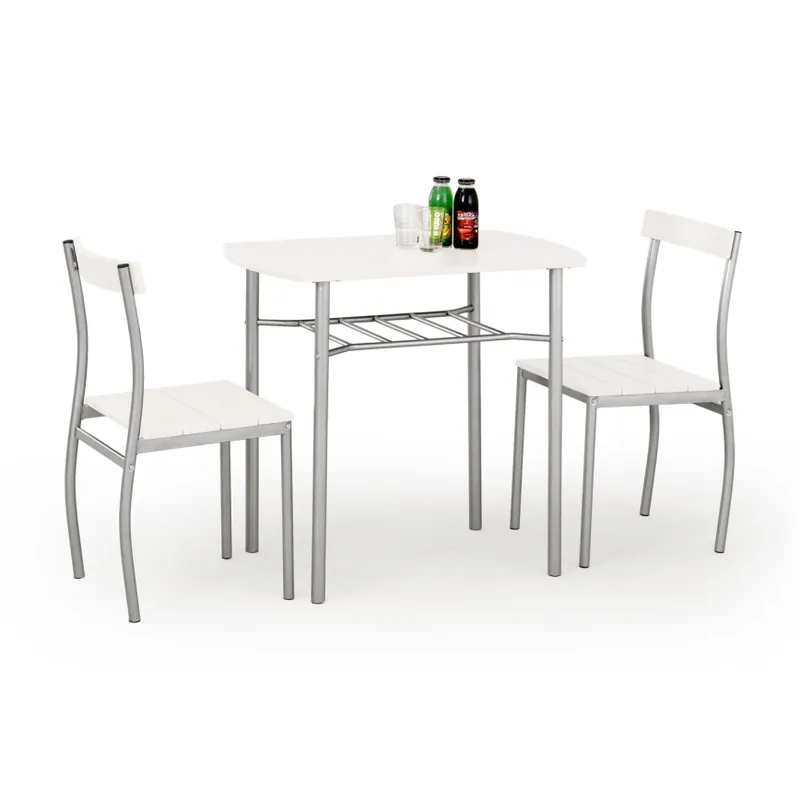Balkónový set LANCE kov/bílá Originální