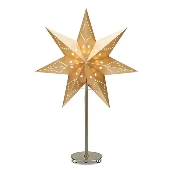 Levný Markslöjd 705545 - Vánoční dekorace SATURNUS 1xE14/25W/230V 35 cm zlatá