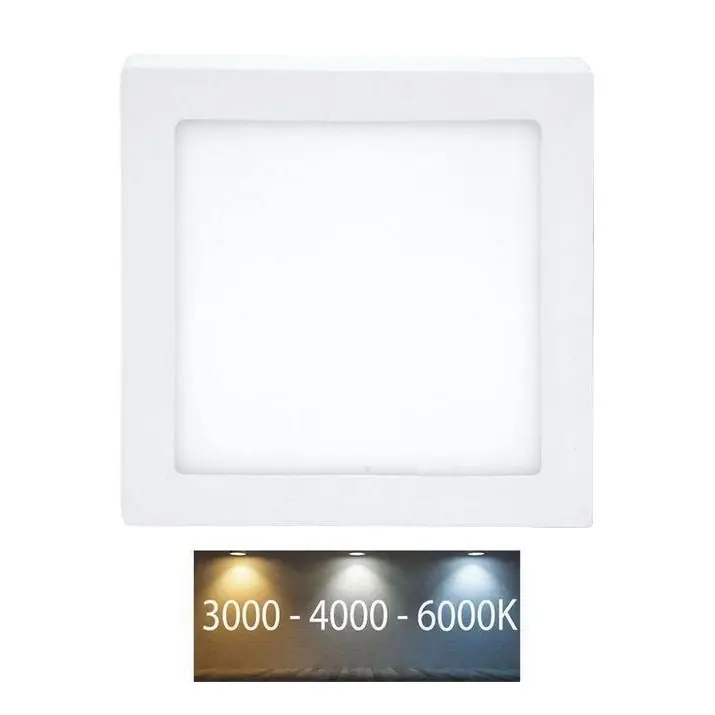 LED Stropní svítidlo RAFA LED/25W/230V 3000/4000/6000K 30x30 cm bílá Nová Kolekce