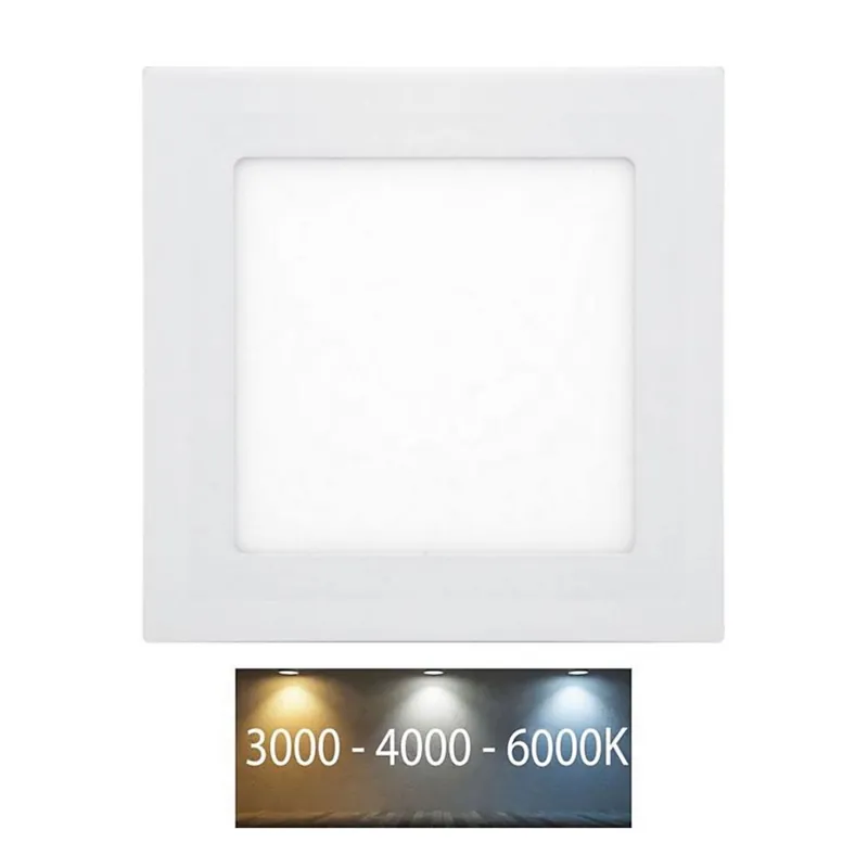 Aktuální LED Koupelnové podhledové svítidlo RAFA LED/6W/230V 3000/4000/6000K 12x12 cm IP44 bílá