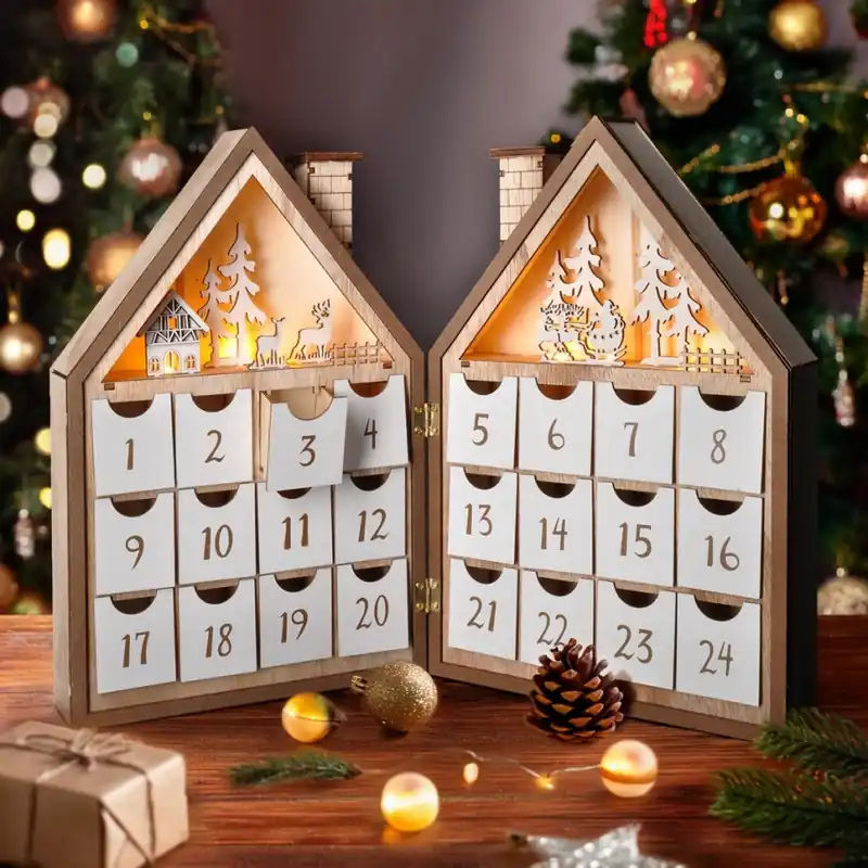Novinka Brilagi - LED Vánoční dekorace LED/2xAAA adventní kalendář