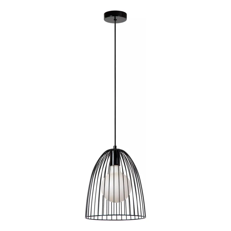 Nejprodávanější Lucide 74417/01/30 - Lustr na lanku MACARONS 1xE27/40W/230V pr. 24,5 cm černá