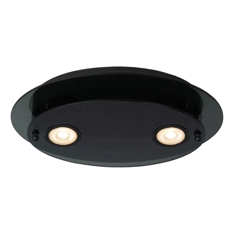 Autentický Lucide 79181/02/30 - Stropní svítidlo OKNO 2xGU10/5W/230V černá
