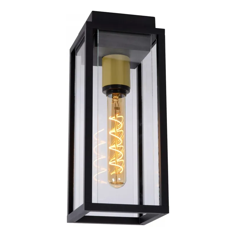 Lucide 27105/01/30 - Venkovní nástěnné svítidlo LAURENS 1xE27/15W/230V IP54 černá Sleva