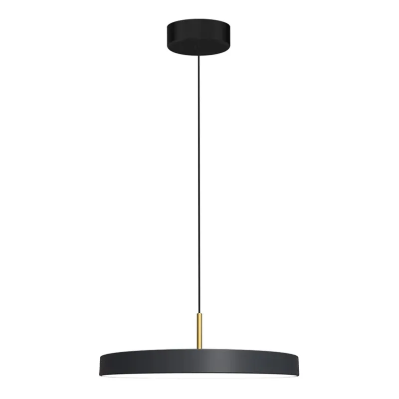 LED Lustr na lanku DISC LED/38W/230V pr. 45 cm černá Nejlepší Cena