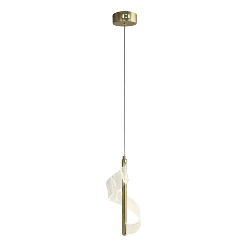 Rychlé Dodání LED Lustr na lanku LARGO LED/10W/230V zlatá