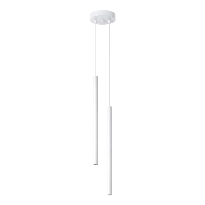 Lustr na lanku PASTELO 2xG9/8W/230V bílá Cenová Bomba