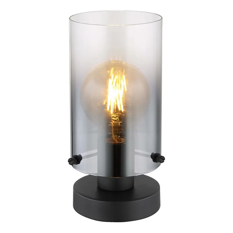 Globo - Stolní lampa 1xE27/40W/230V pr. 12,5 cm černá Akce